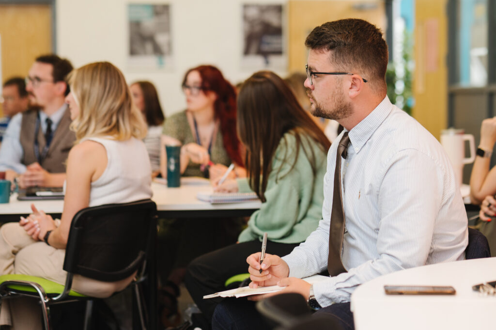 JTSCITT Trainee Teachers during a session at the hub.